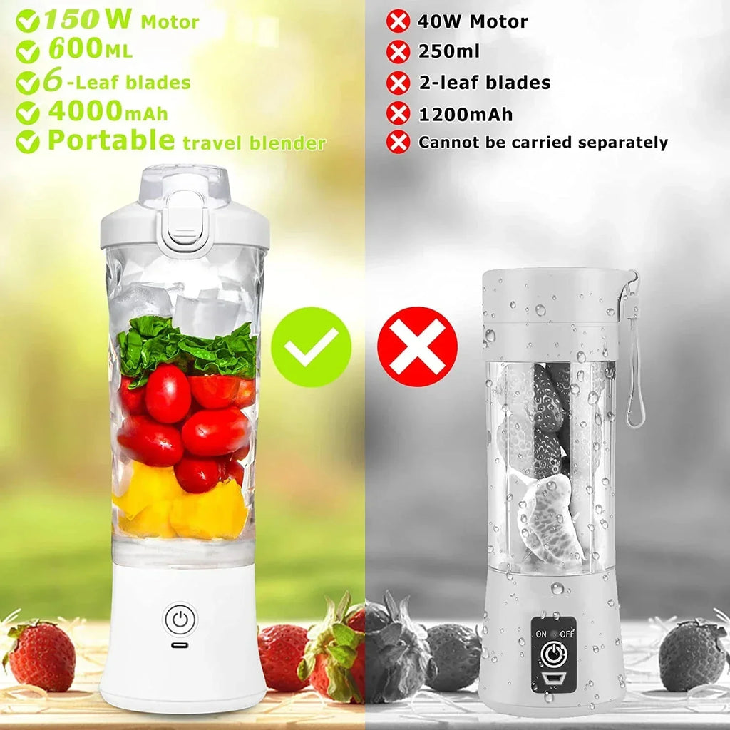 Portable Smoothie Blender — USB Rechargeable