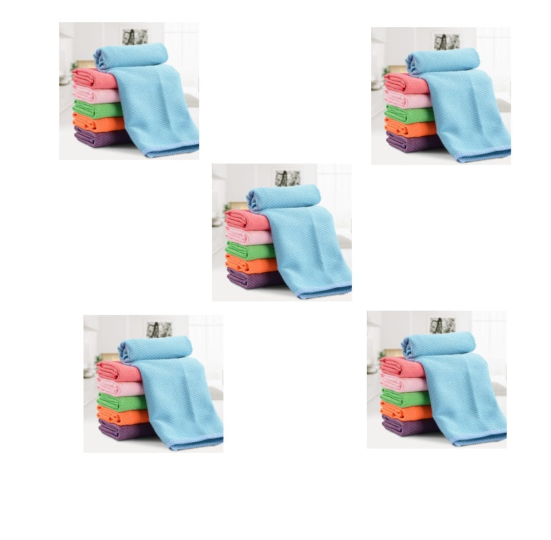 Microfibre Cleaning Cloth Set — 10 Pack