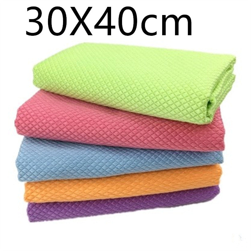 Microfibre Cleaning Cloth Set — 10 Pack