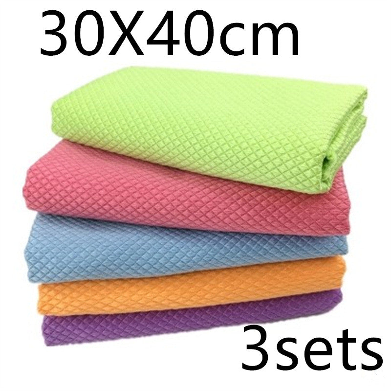 Microfibre Cleaning Cloth Set — 10 Pack