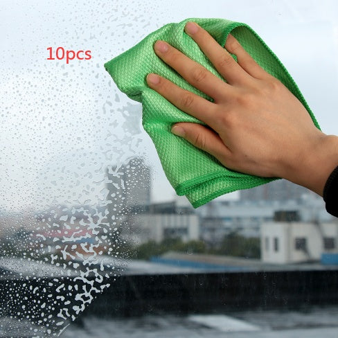 Microfibre Cleaning Cloth Set — 10 Pack