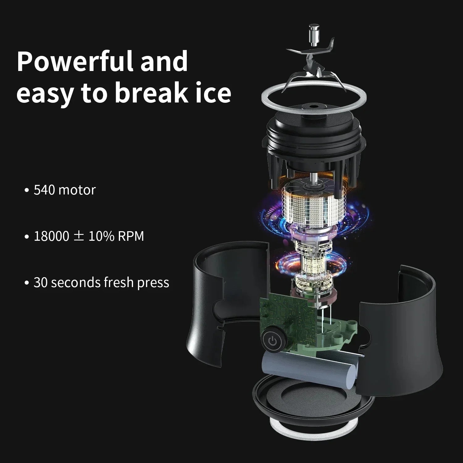 Portable Smoothie Blender — USB Rechargeable