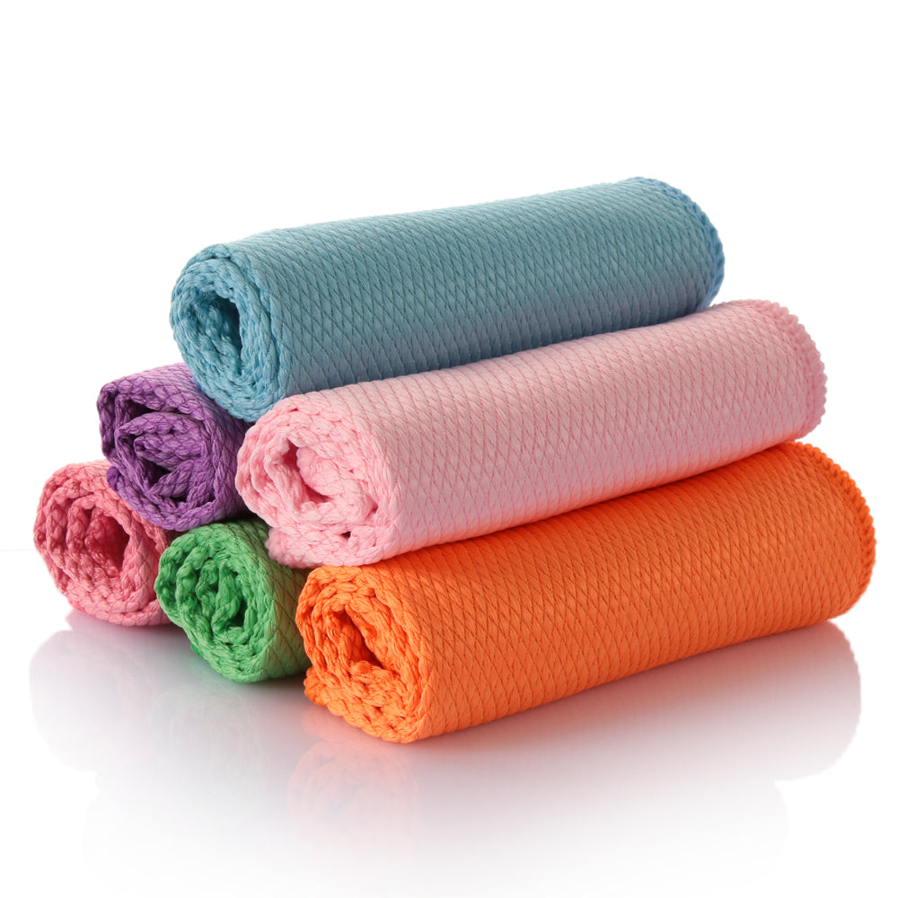 Microfibre Cleaning Cloth Set — 10 Pack