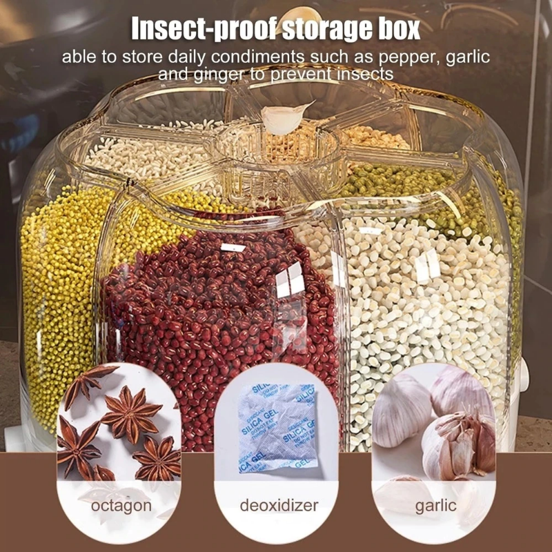 Rice & Grain Dispenser Storage Container