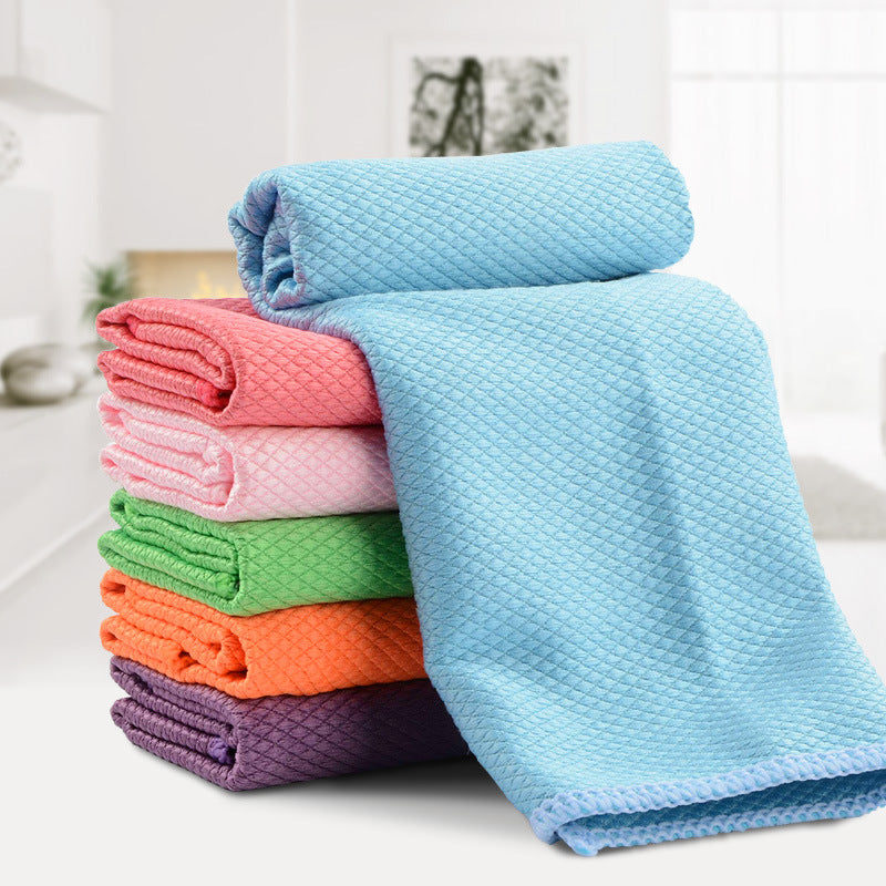 Microfibre Cleaning Cloth Set — 10 Pack