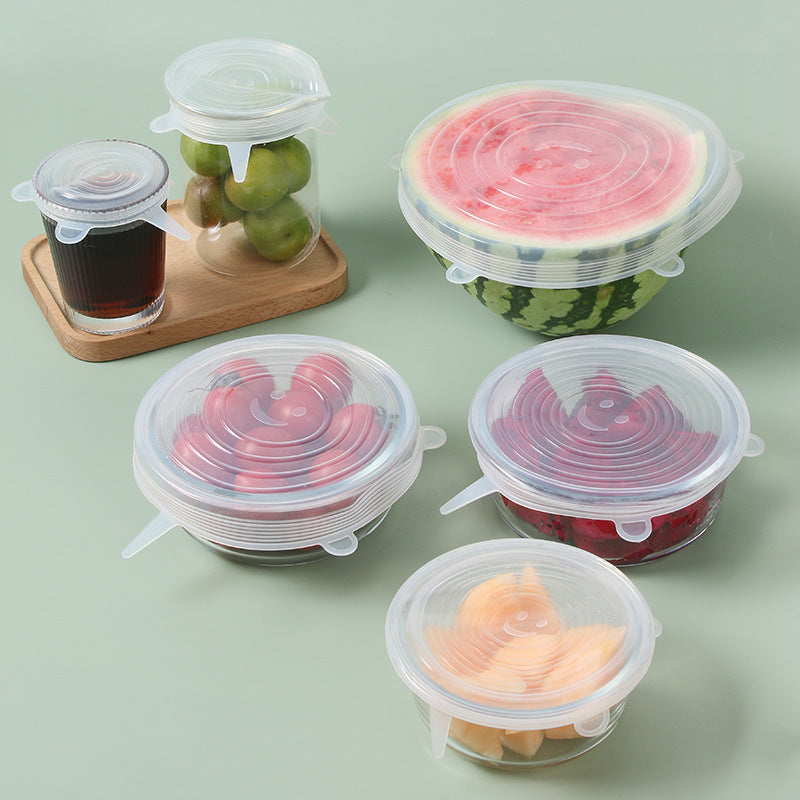 Silicone Stretch Lids Set — 6 Pack