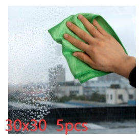 Microfibre Cleaning Cloth Set — 10 Pack