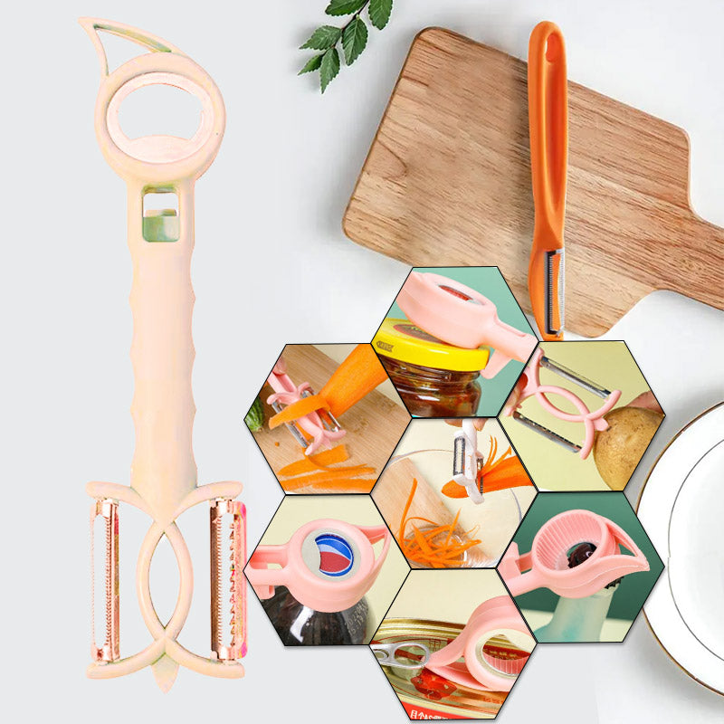 Multi-Purpose Jar & Bottle Opener — 5 in 1