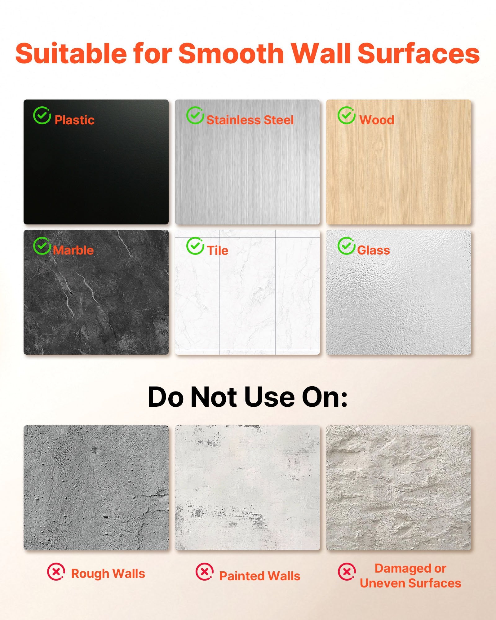 Self-Adhesive Wall Hooks Set — 10 Pack