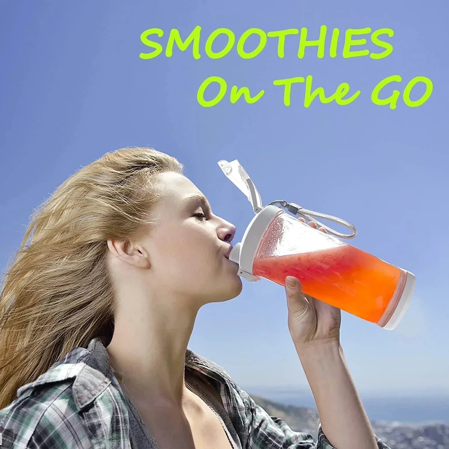 Portable Smoothie Blender — USB Rechargeable