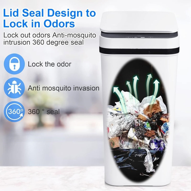 Touch-Free Sensor Waste Bin — 12L