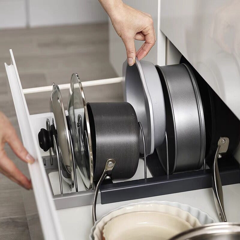 Pot Lid & Pan Organiser Rack