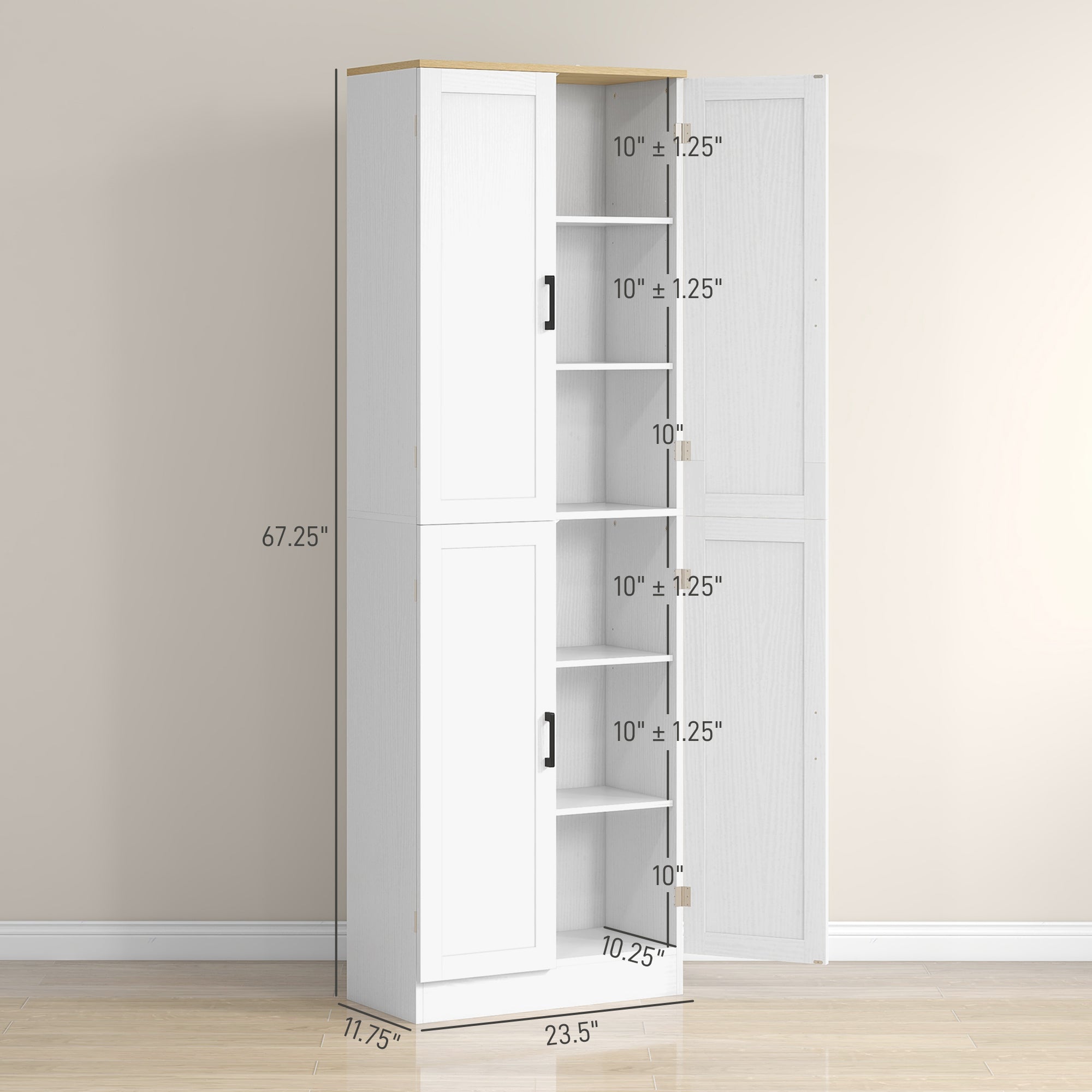 Over-Door Pantry Organiser — 4 Pockets