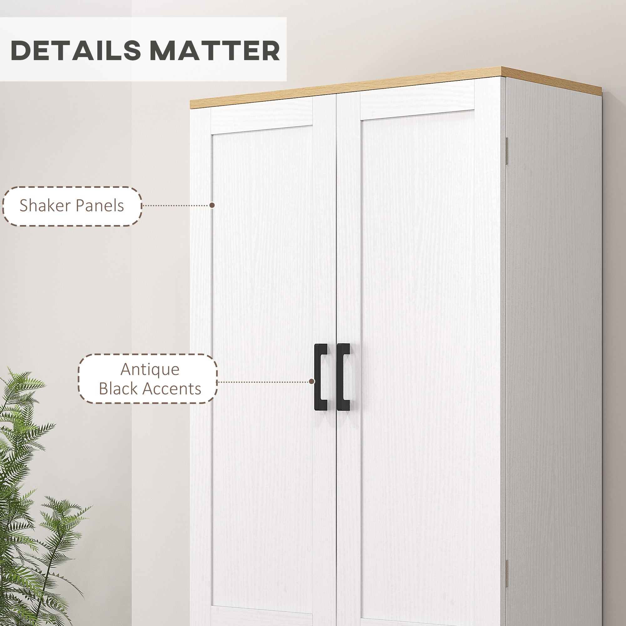 Over-Door Pantry Organiser — 4 Pockets