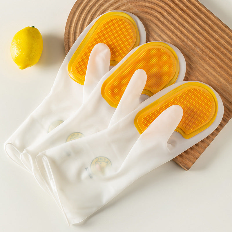 Reusable Silicone Cleaning Gloves — Anti-Scratch