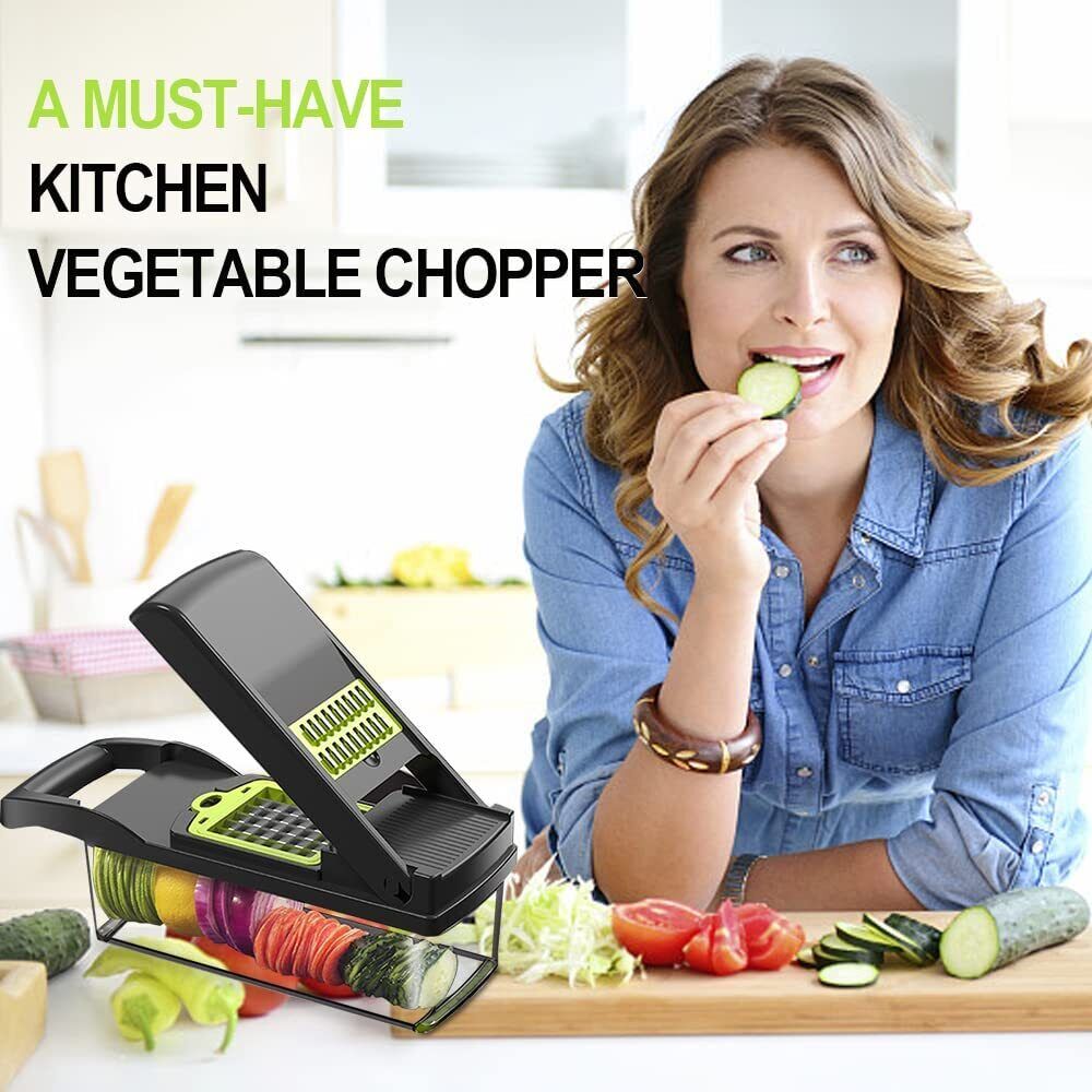 Pro Vegetable Chopper & Slicer — 16 Functions