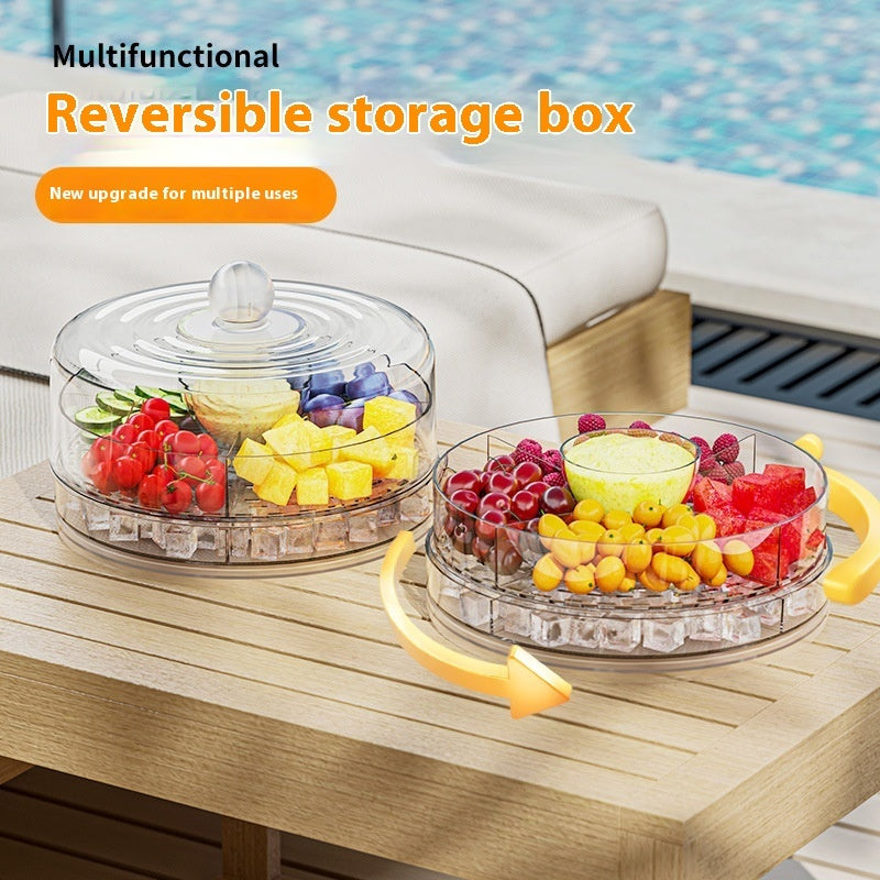 Snack Rotating Multi-Compartment Tray