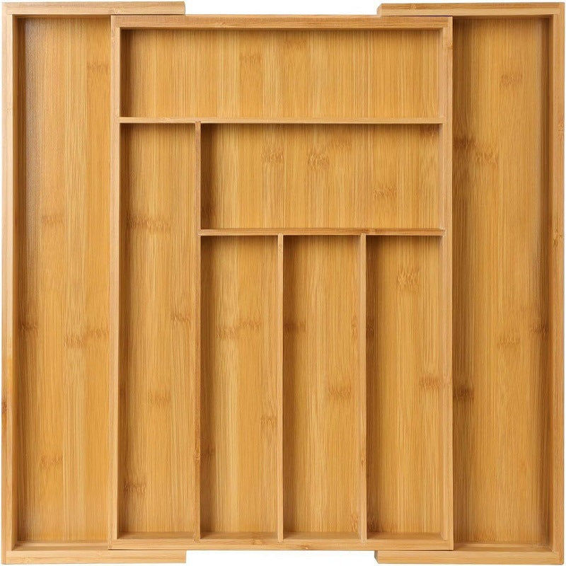 Bamboo Drawer Dividers — Expandable Set