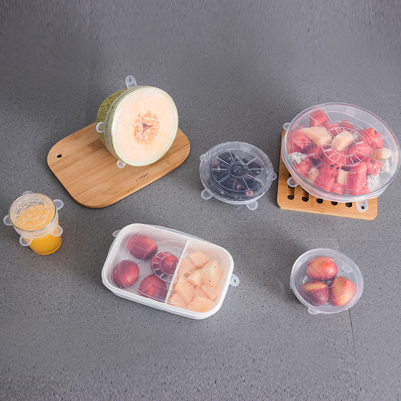 Silicone Stretch Lids Set — 6 Pack