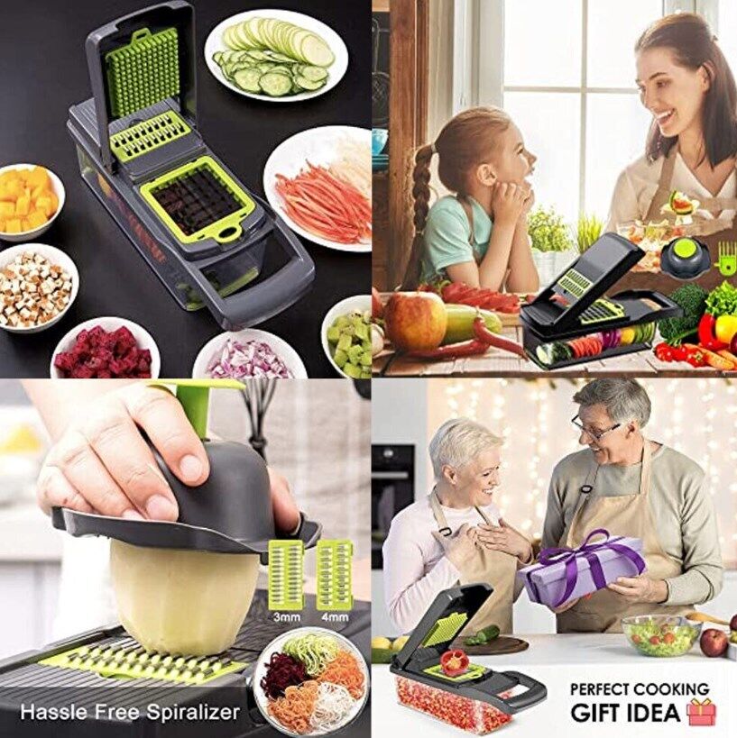 Pro Vegetable Chopper & Slicer — 16 Functions