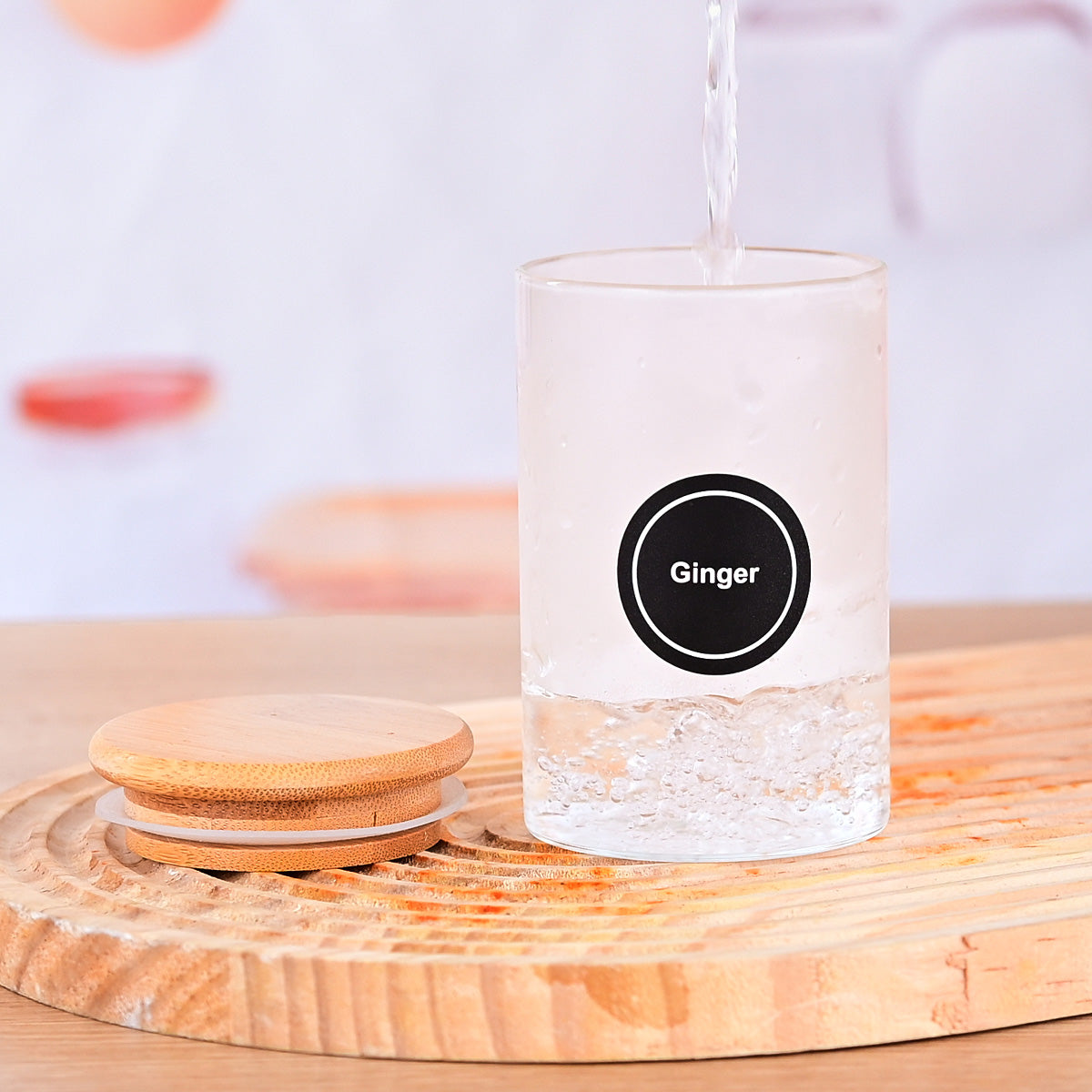 Glass Storage Bottles & Jars Set — 6 Pack