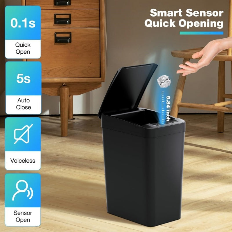 Touch-Free Sensor Waste Bin — 12L